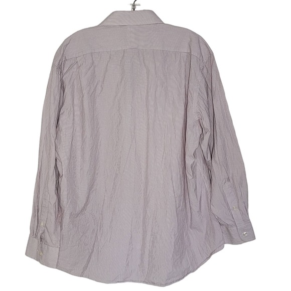 Jos A. Bank Button Down Striped Dress Shirt 16 1/2-33 - Picture 2 of 4